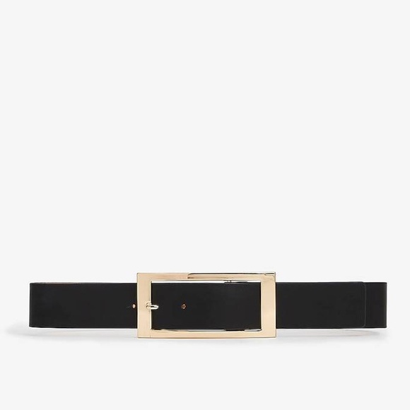 Express Accessories - Express Oversized Rectangle Buckle Belt Express Accessories - Express Oversized Rectangle Buckle Belt